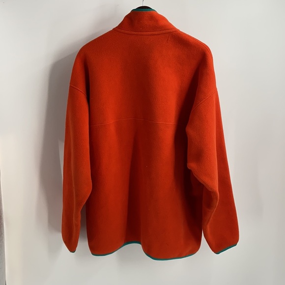 Sold❌❌❌Patagonia orange and blue synchilla pull over - Picture 5 of 5